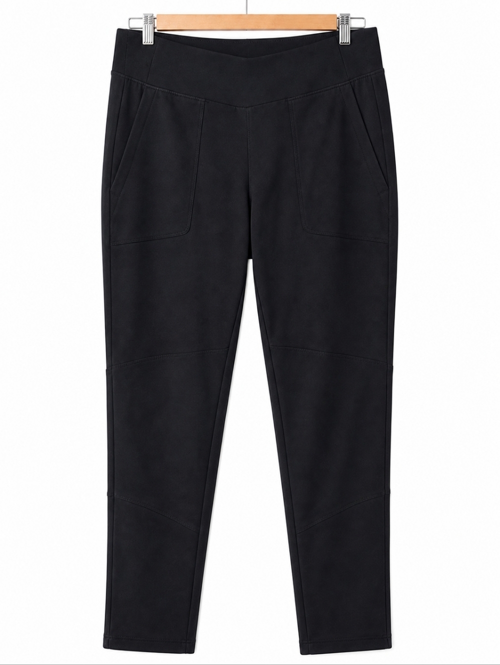 Avalanche Outdoor Pants Black High Rise Stretch Hiking Travel Size Large